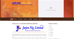 Desktop Screenshot of jurjennigeria.com