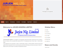 Tablet Screenshot of jurjennigeria.com